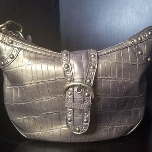 Nine West Gold Stud Gold Handbag Purse